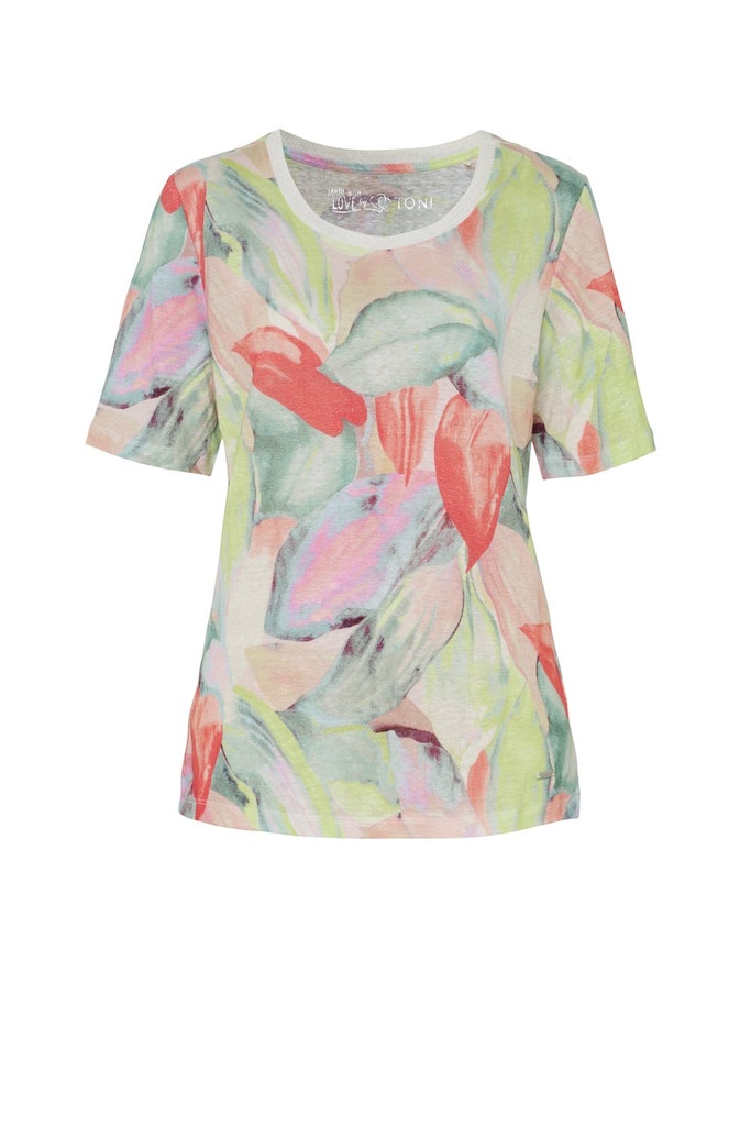 Blouses korte mouw groen TONI