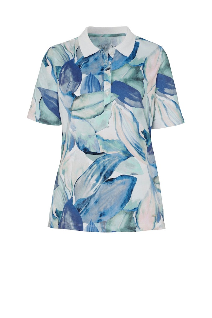 Blouses korte mouw blauw TONI