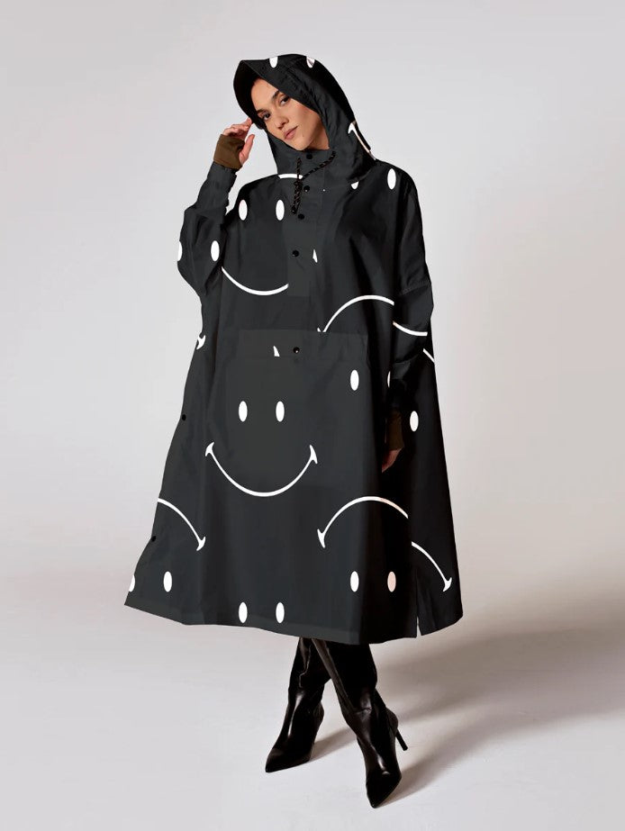 Poncho's zwart RAINKISS
