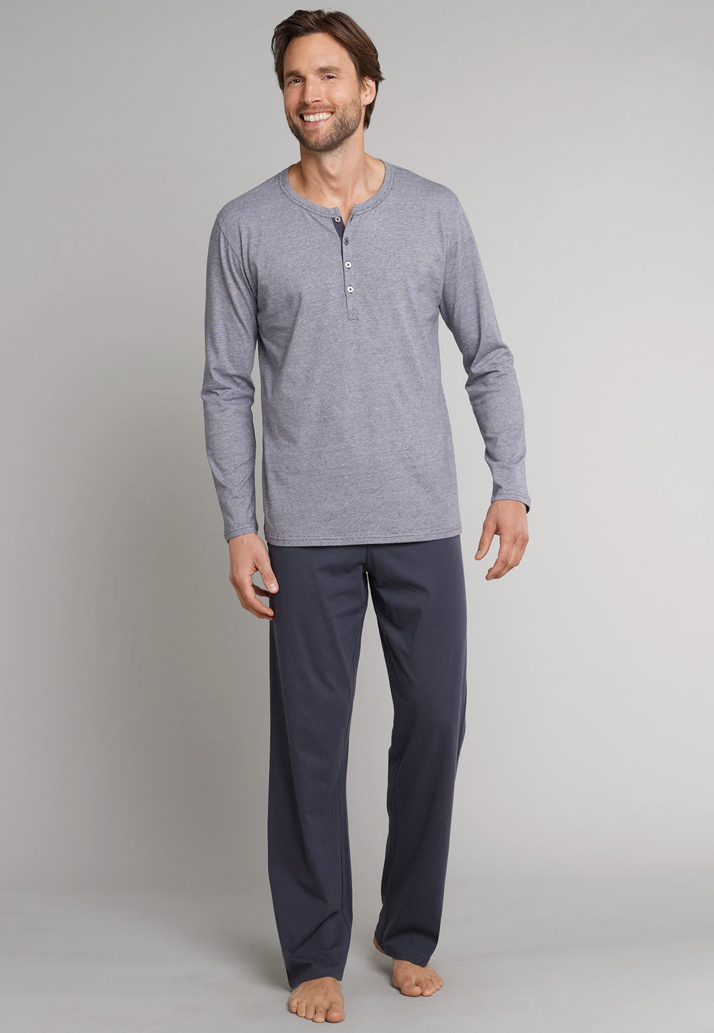 Pyjama's grijs SCHIESSER