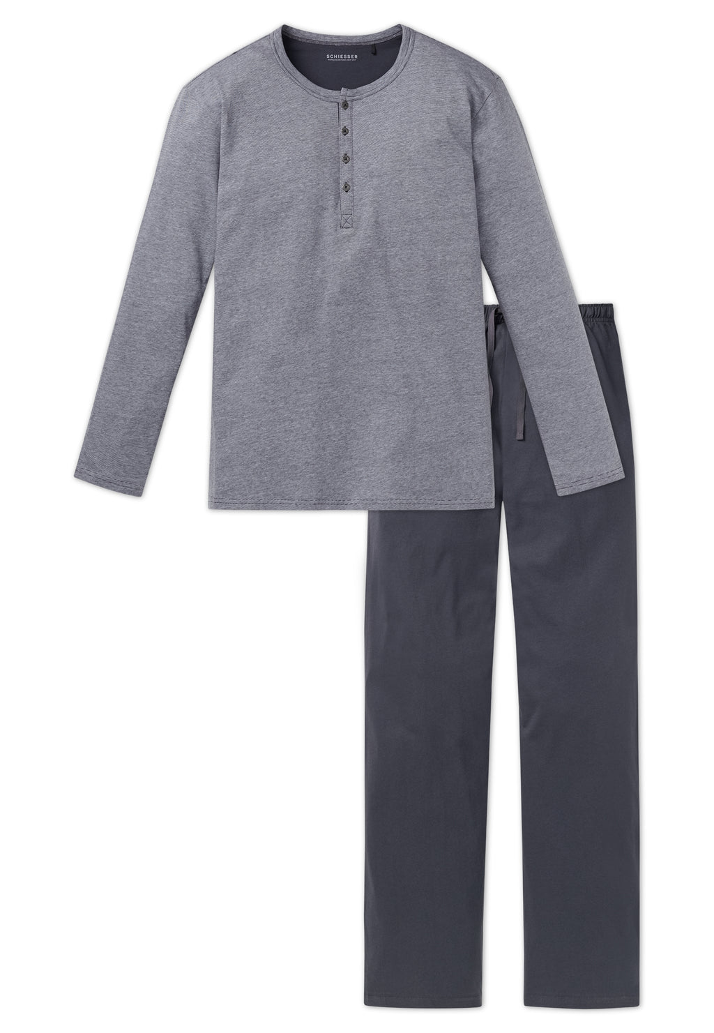 Pyjama's grijs SCHIESSER