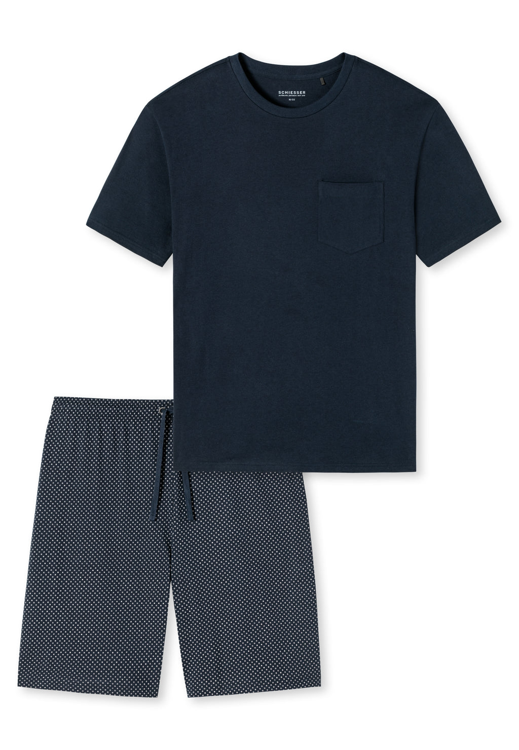 Pyjama's blauw SCHIESSER