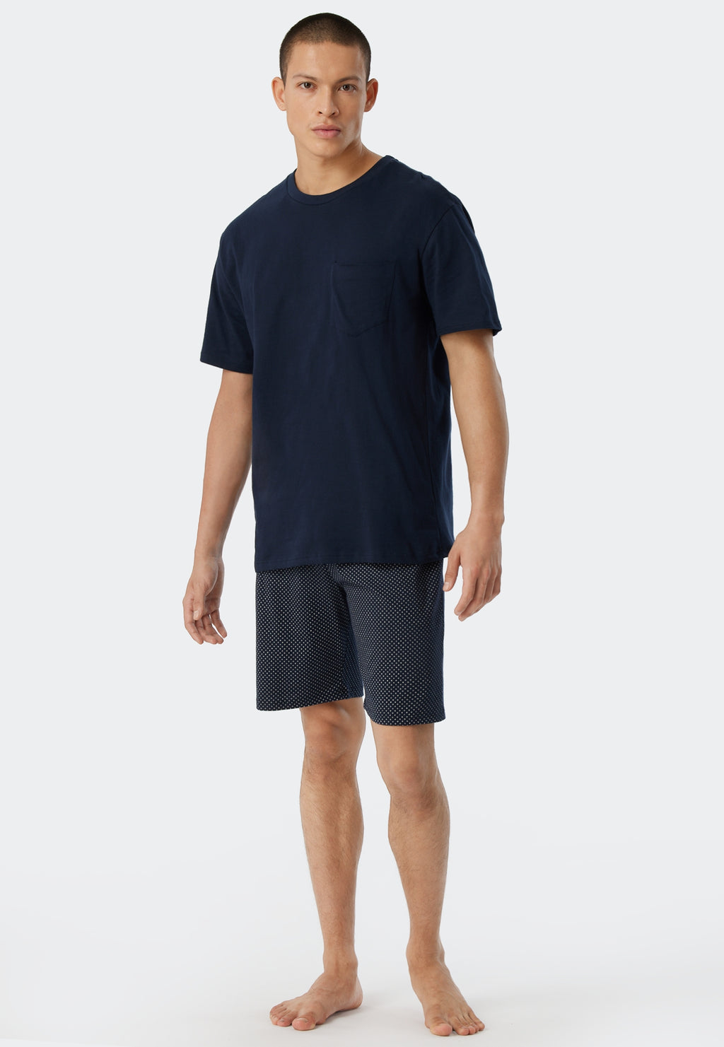 Pyjama's blauw SCHIESSER