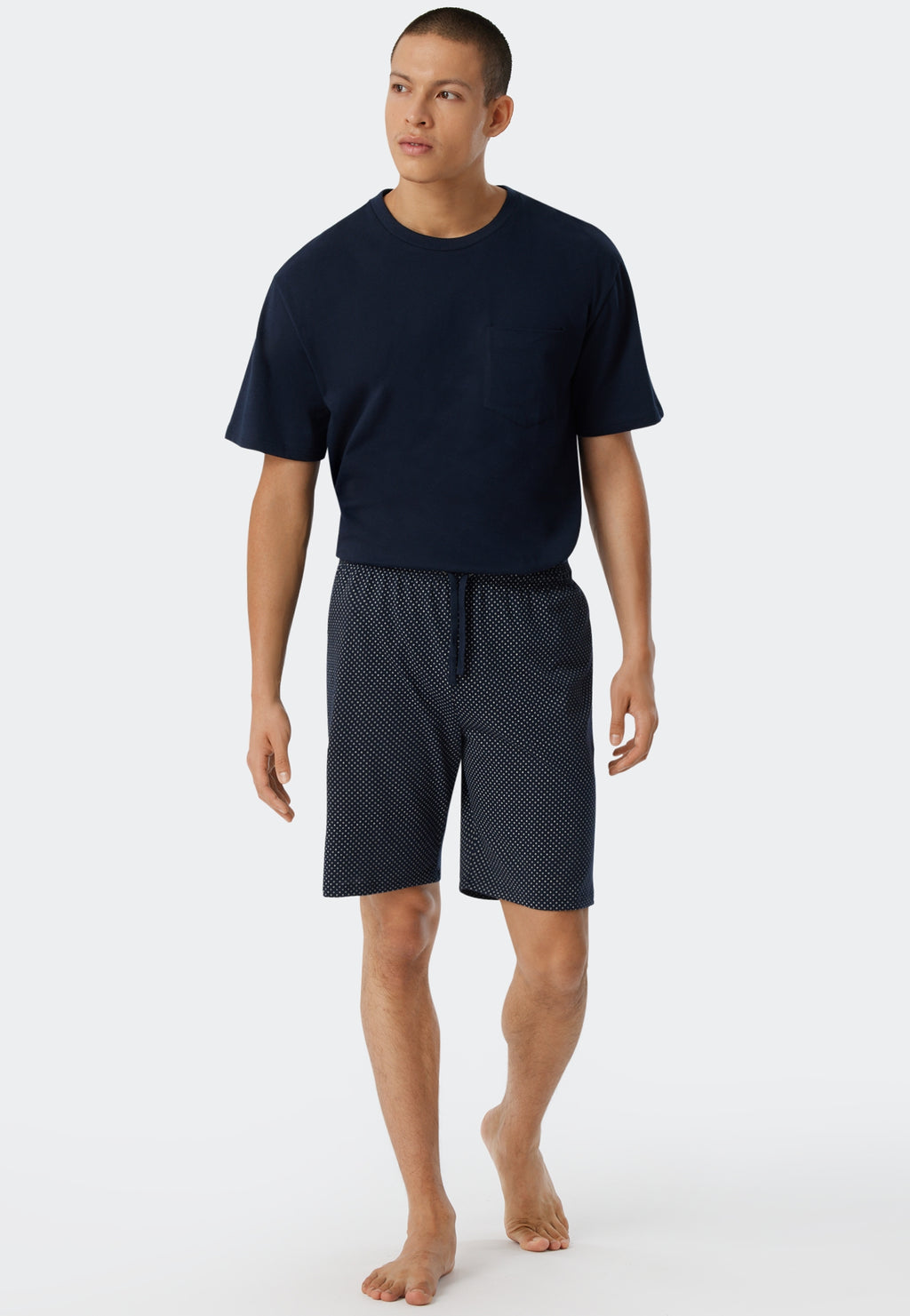 Pyjama's blauw SCHIESSER