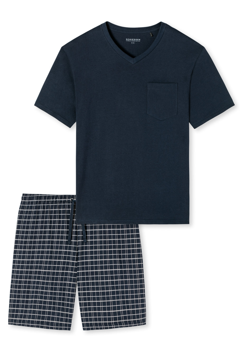 Pyjama's blauw SCHIESSER