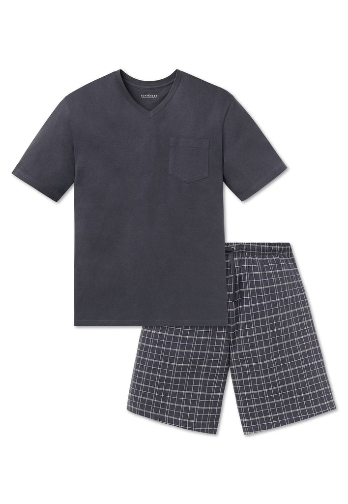 Pyjama's grijs SCHIESSER