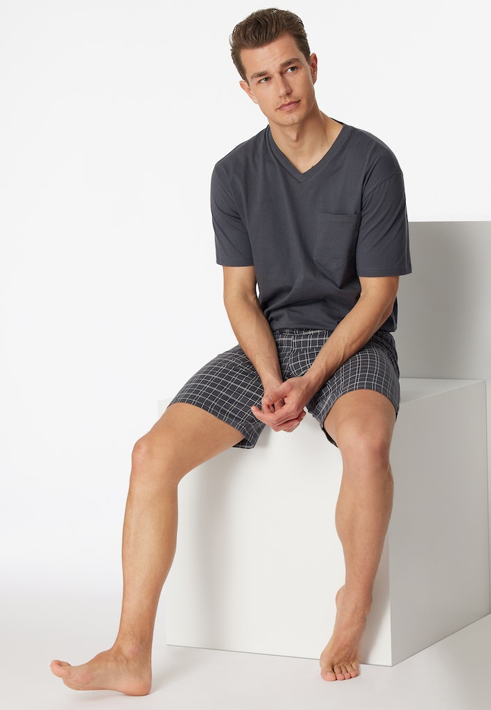Pyjama's grijs SCHIESSER