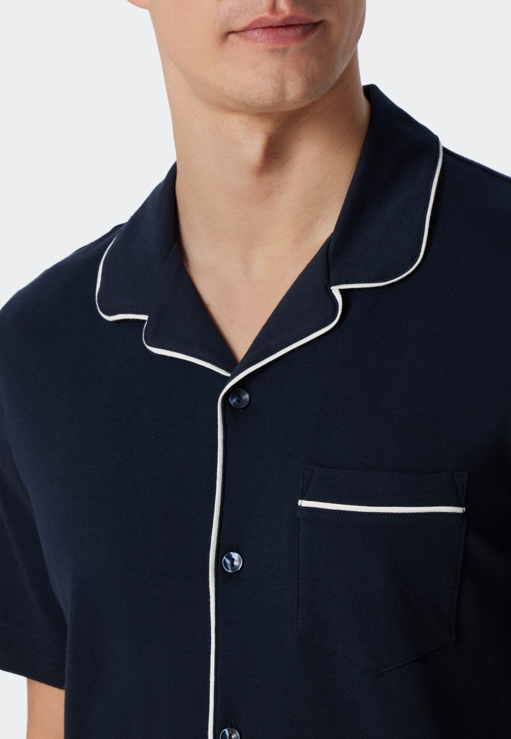 Pyjama's blauw SCHIESSER