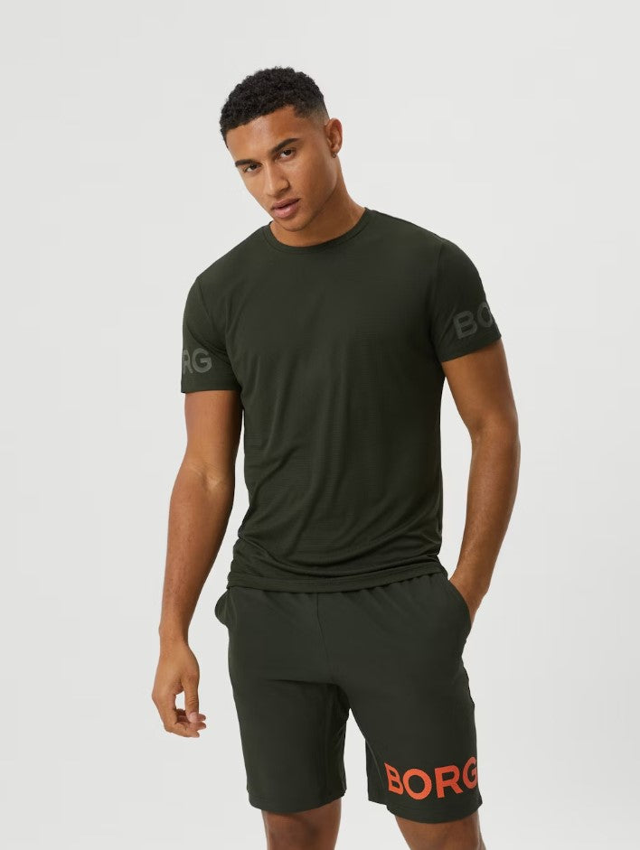 T-shirts korte mouw groen Björn Borg