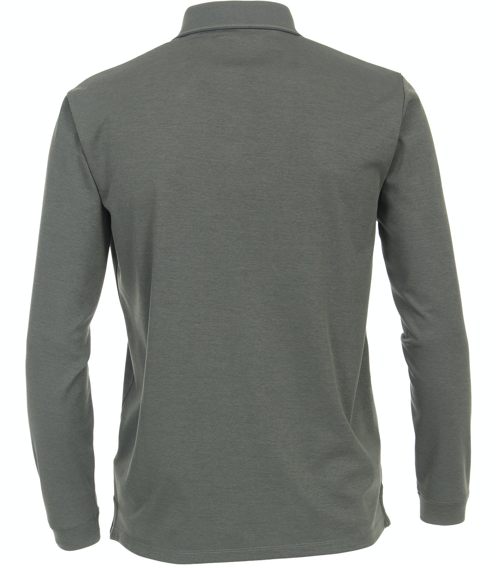 Polo's lange mouw groen Casa Moda