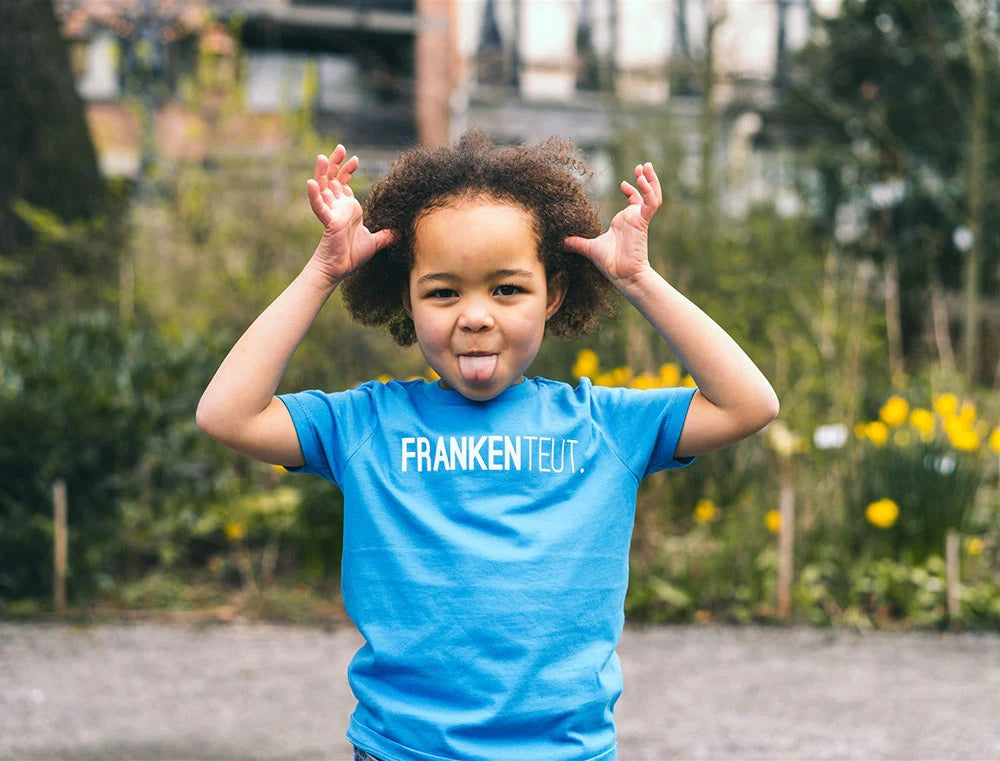 T-shirts korte mouw blauw KLEIR.