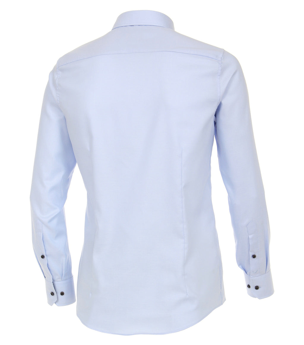 Hemden lange mouw blauw VENTI