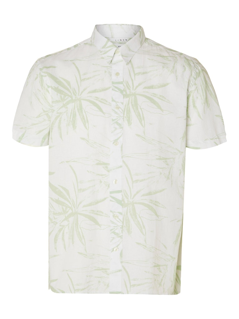 Hemden korte mouw groen Selected HOMME