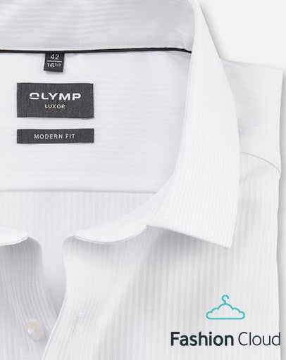 Hemden lange mouw wit OLYMP