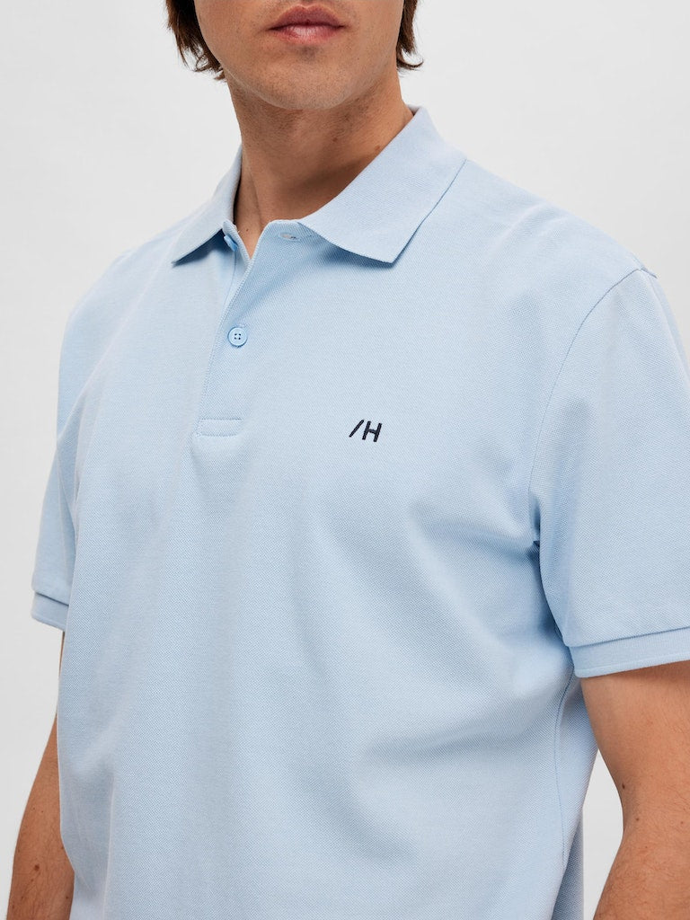 Polo's korte mouw blauw Selected HOMME