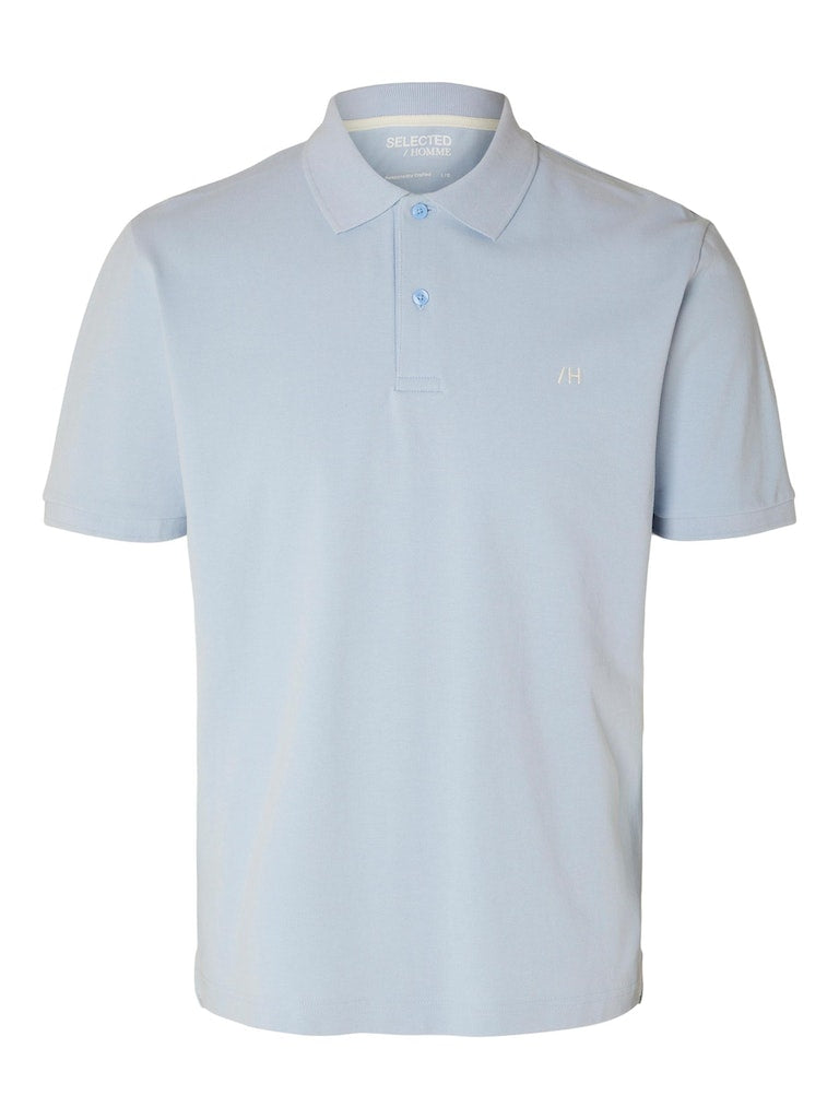 Polo's korte mouw blauw Selected HOMME