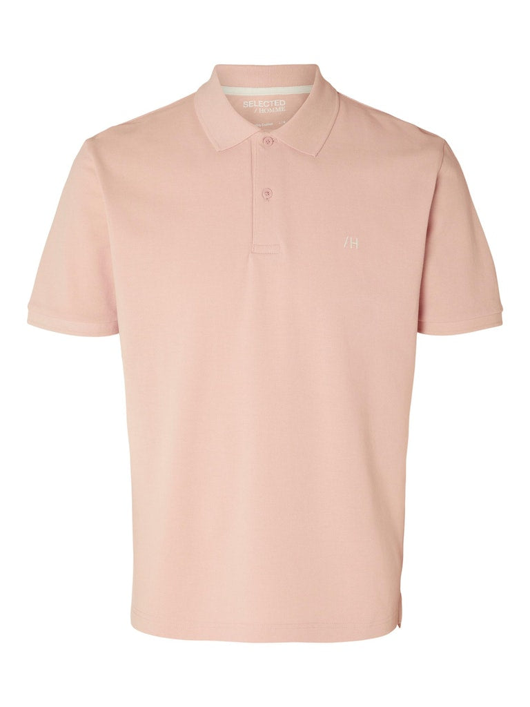 Polo's korte mouw roze Selected HOMME