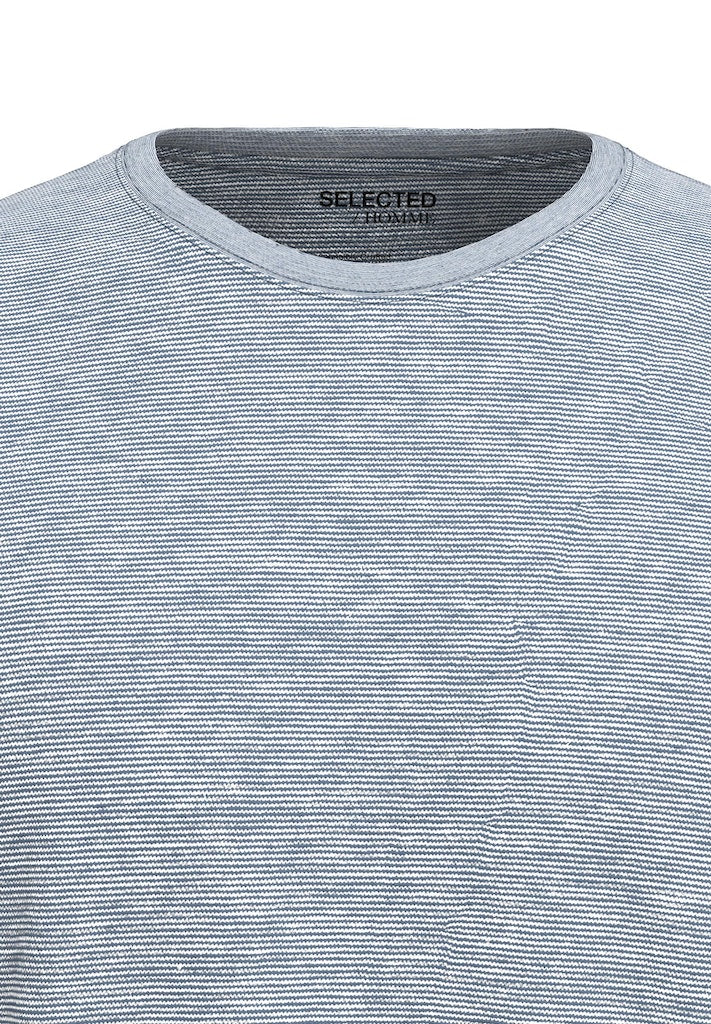 T-shirts korte mouw blauw Selected HOMME