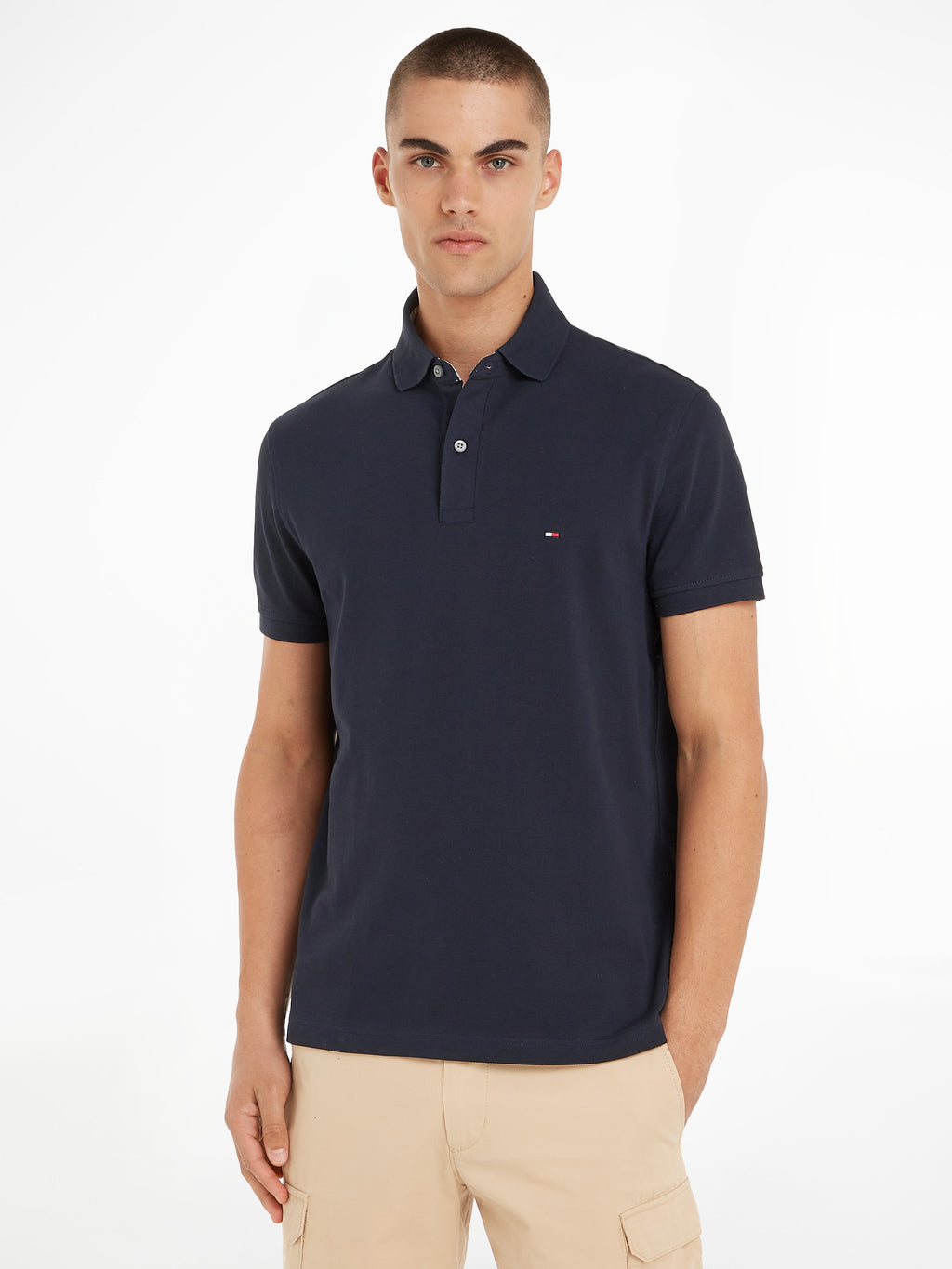 Polo's korte mouw navy Tommy Hilfiger