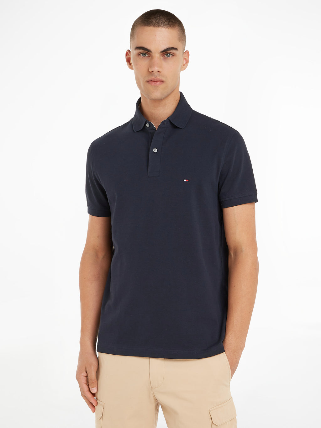 Polo's korte mouw navy Tommy Hilfiger
