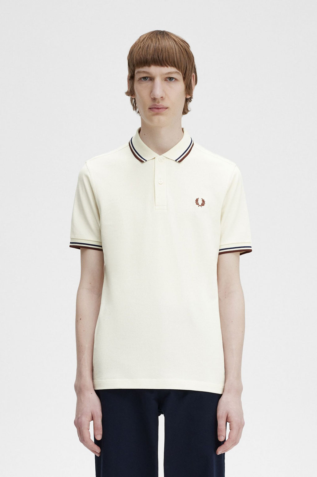Polo's korte mouw wit Fred Perry
