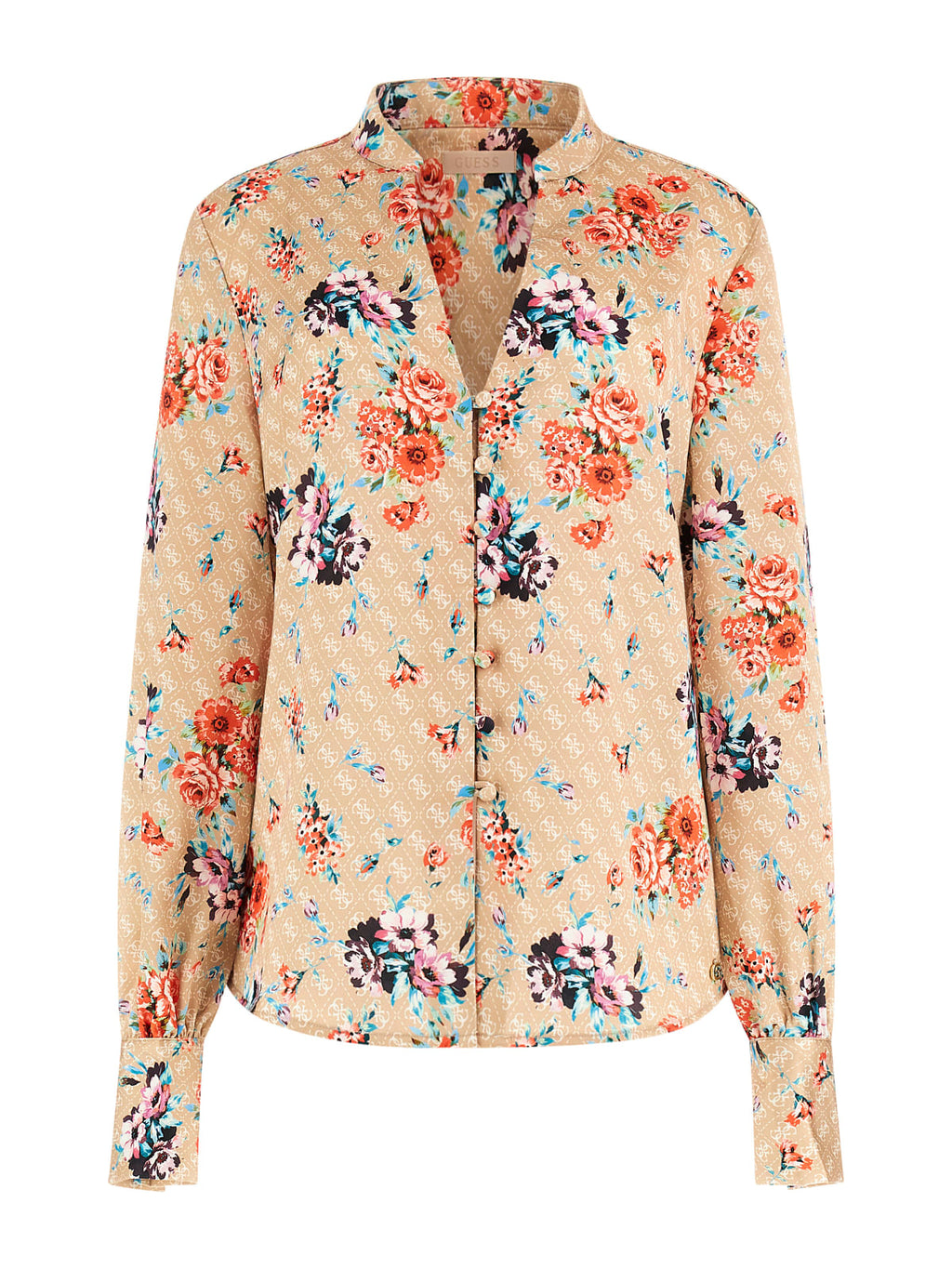 Blouses lange mouw roze Guess