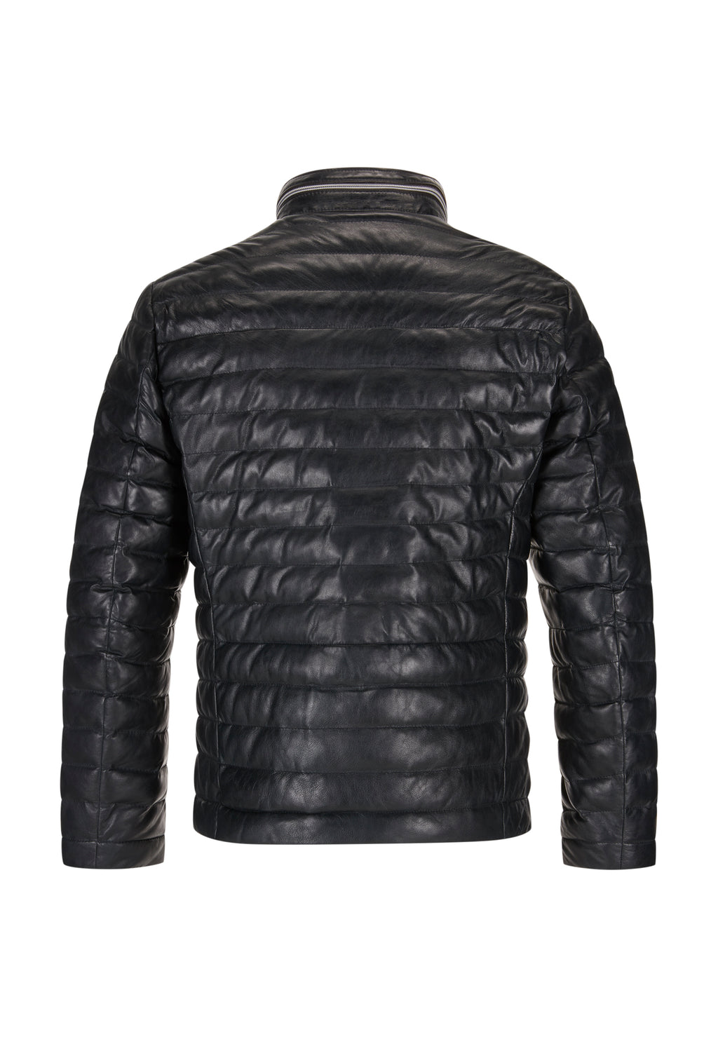 Leren jassen blauw Milestone