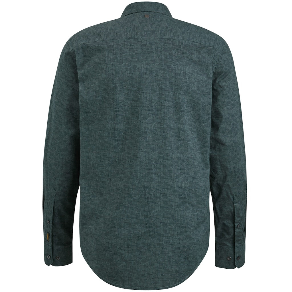 Hemden lange mouw groen PME