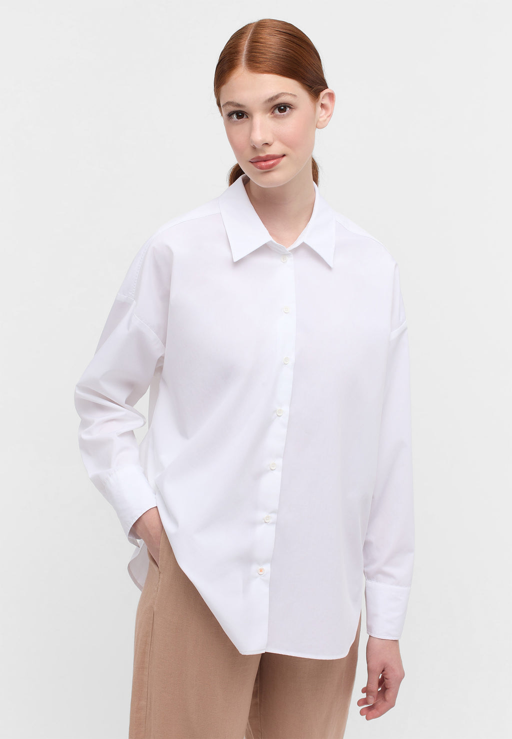 Blouses lange mouw wit ETERNA