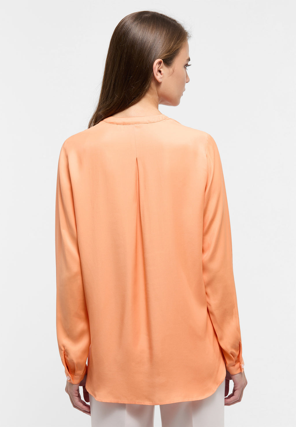 Blouses lange mouw oranje ETERNA