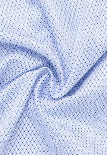 Hemden korte mouw blauw ETERNA