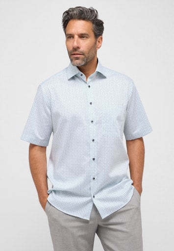 Hemden korte mouw groen ETERNA