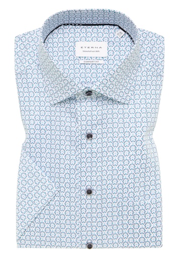 Hemden korte mouw groen ETERNA