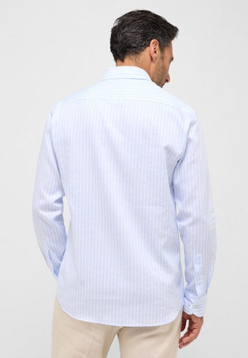 Hemden lange mouw blauw ETERNA