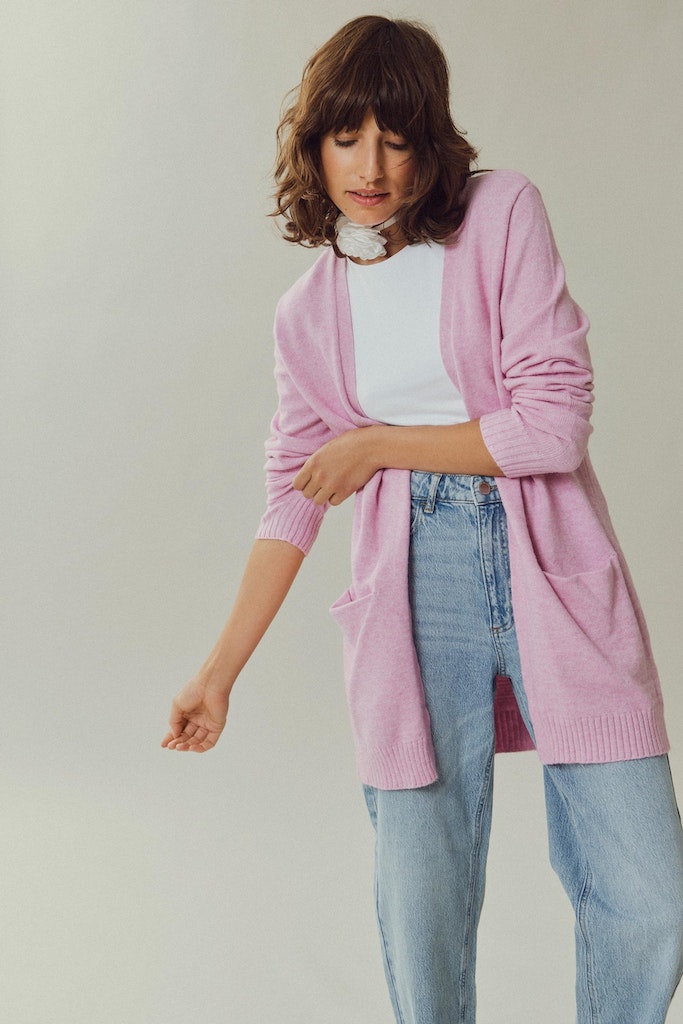 Cardigans roze VILA