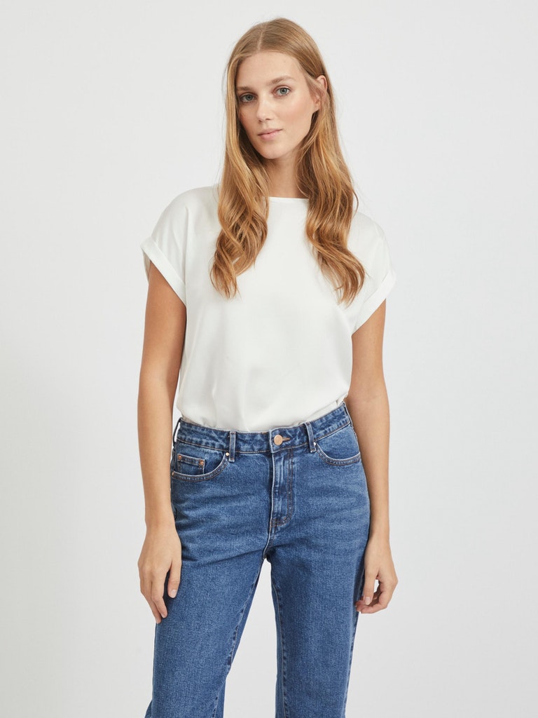 T-shirts korte mouw wit VILA