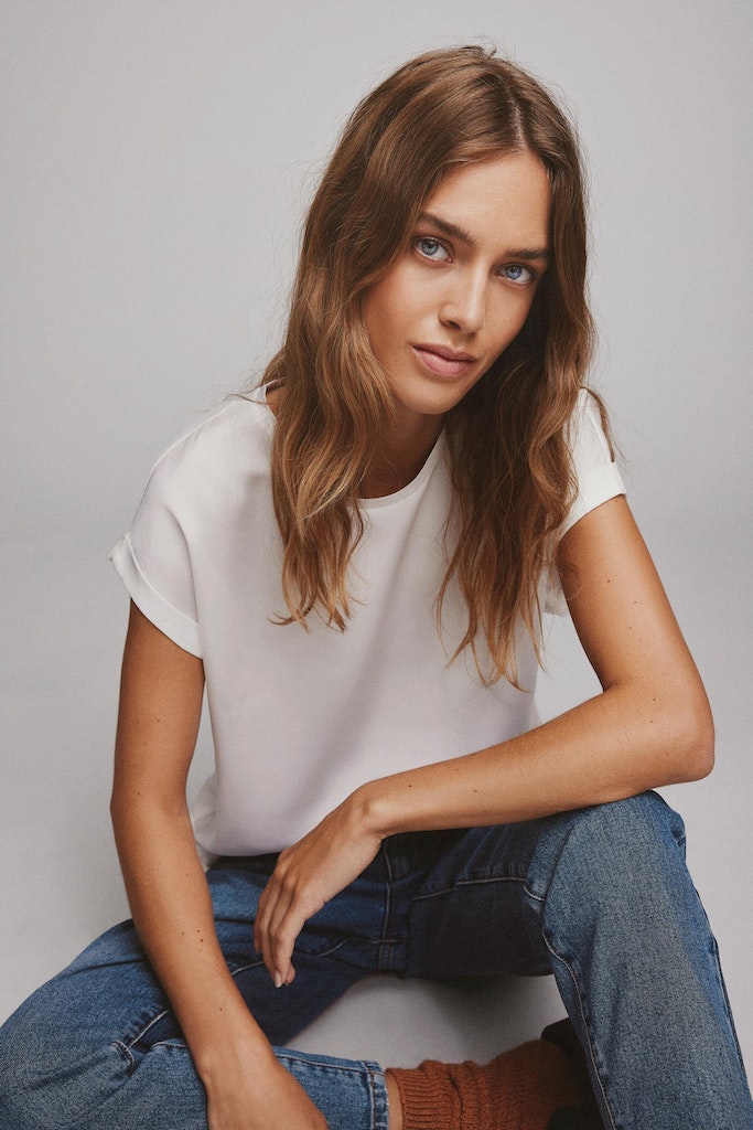 T-shirts korte mouw wit VILA