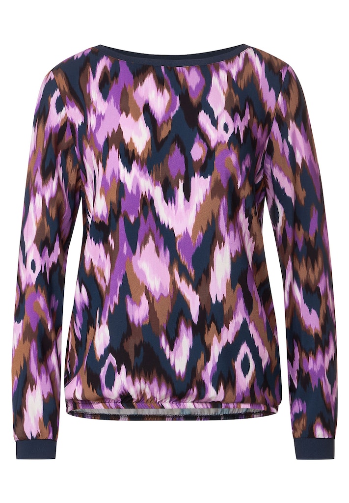 T-shirts korte mouw paars Street One