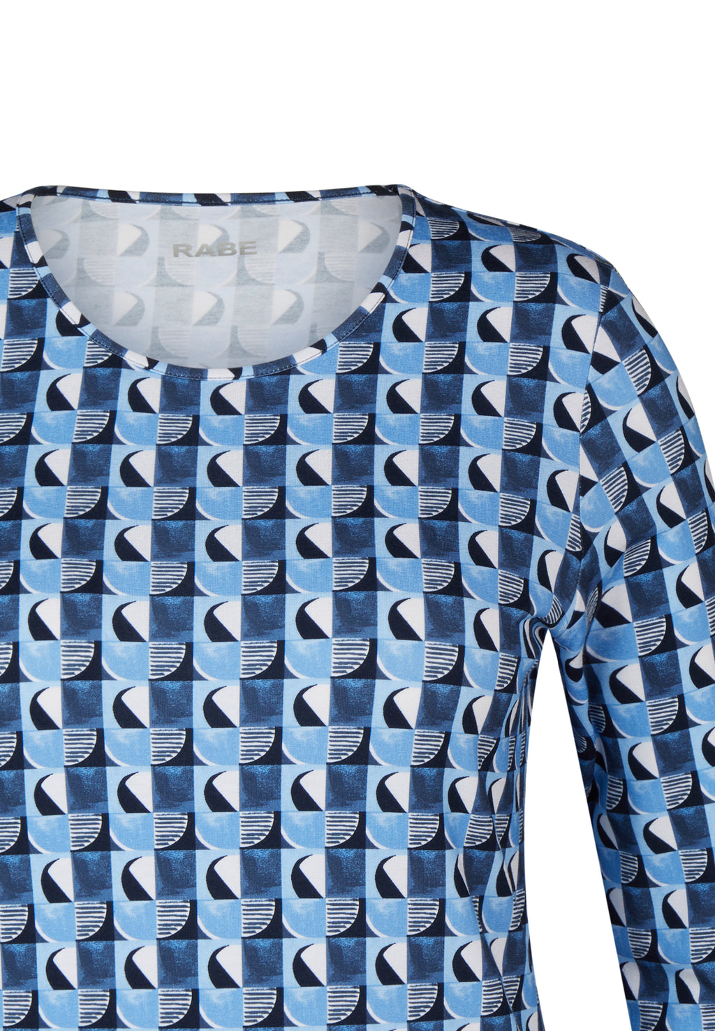 T-shirts lange mouw blauw Rabe