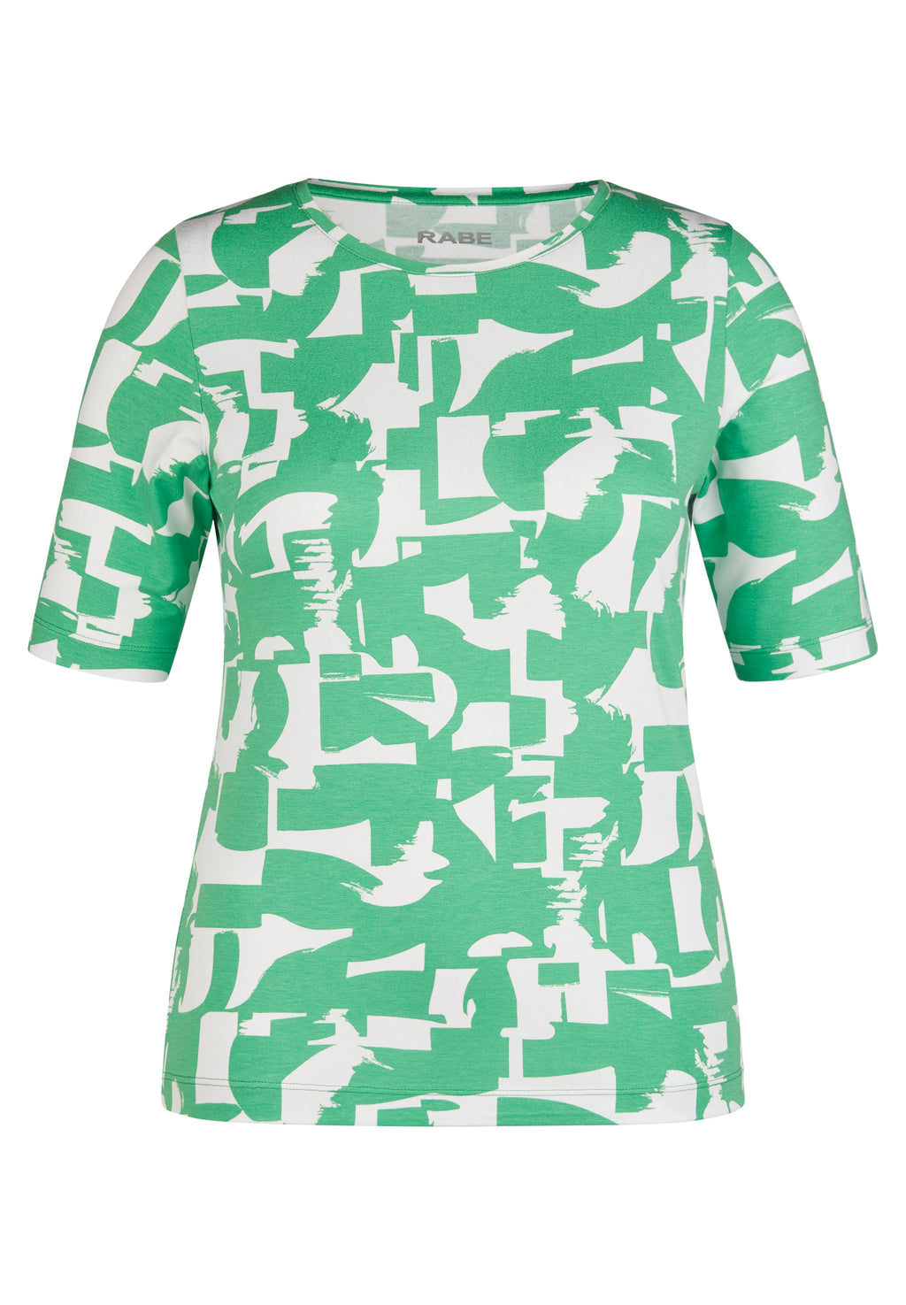 T-shirts korte mouw groen Rabe