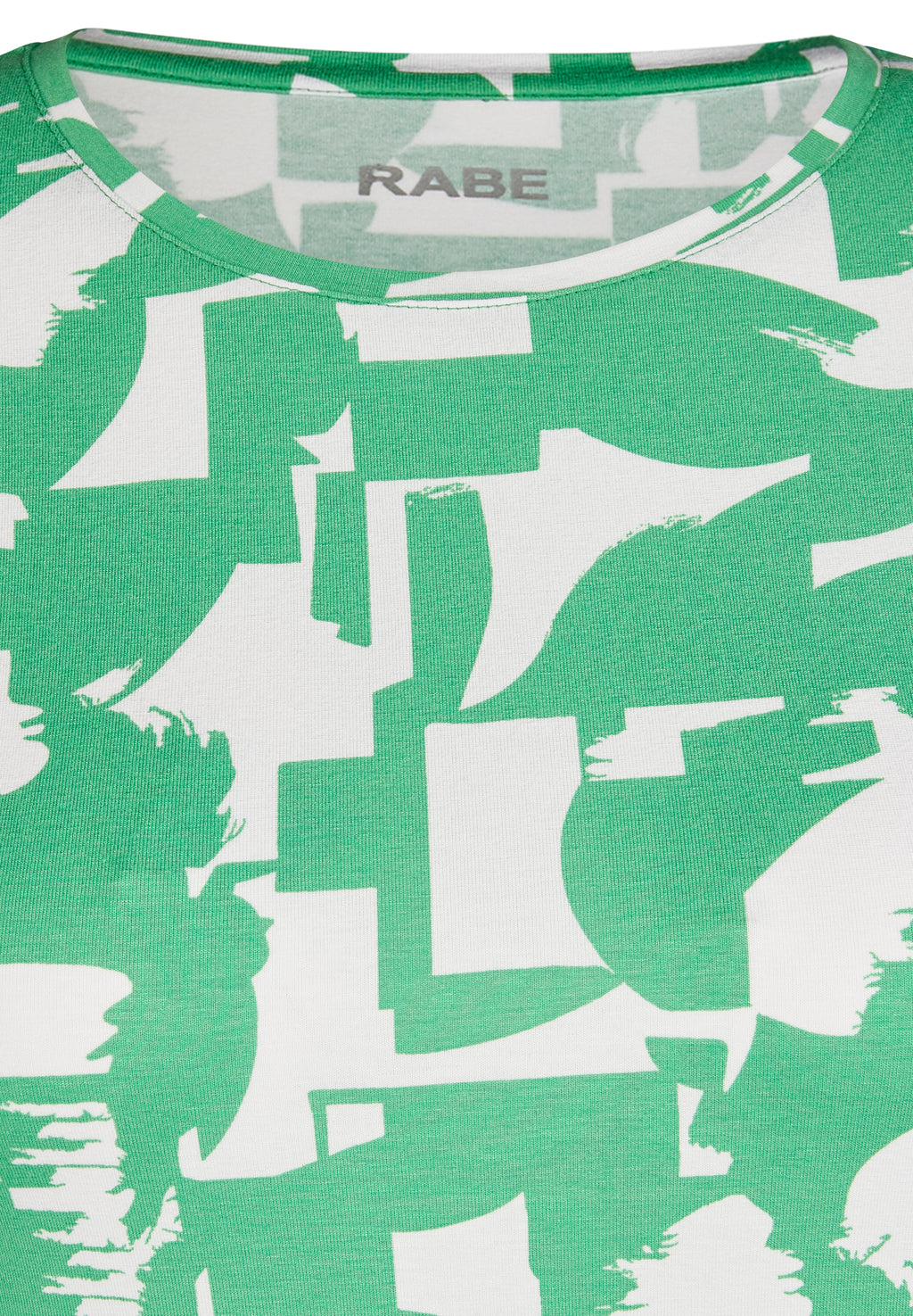 T-shirts korte mouw groen Rabe