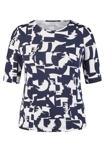 T-shirts korte mouw blauw Rabe