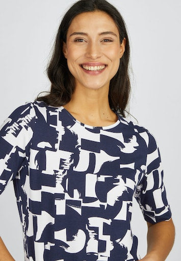 T-shirts korte mouw blauw Rabe