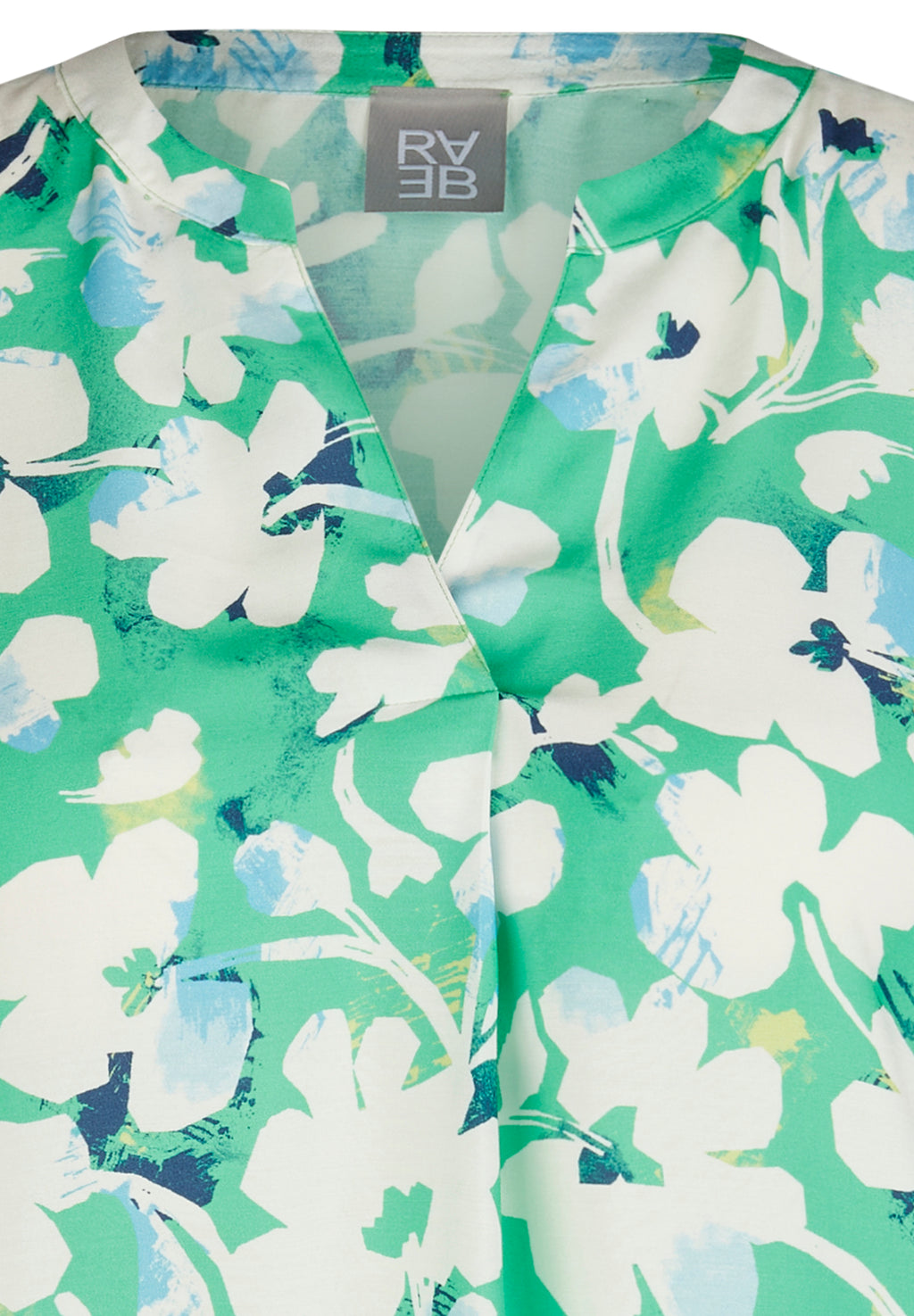 Blouses lange mouw groen Rabe