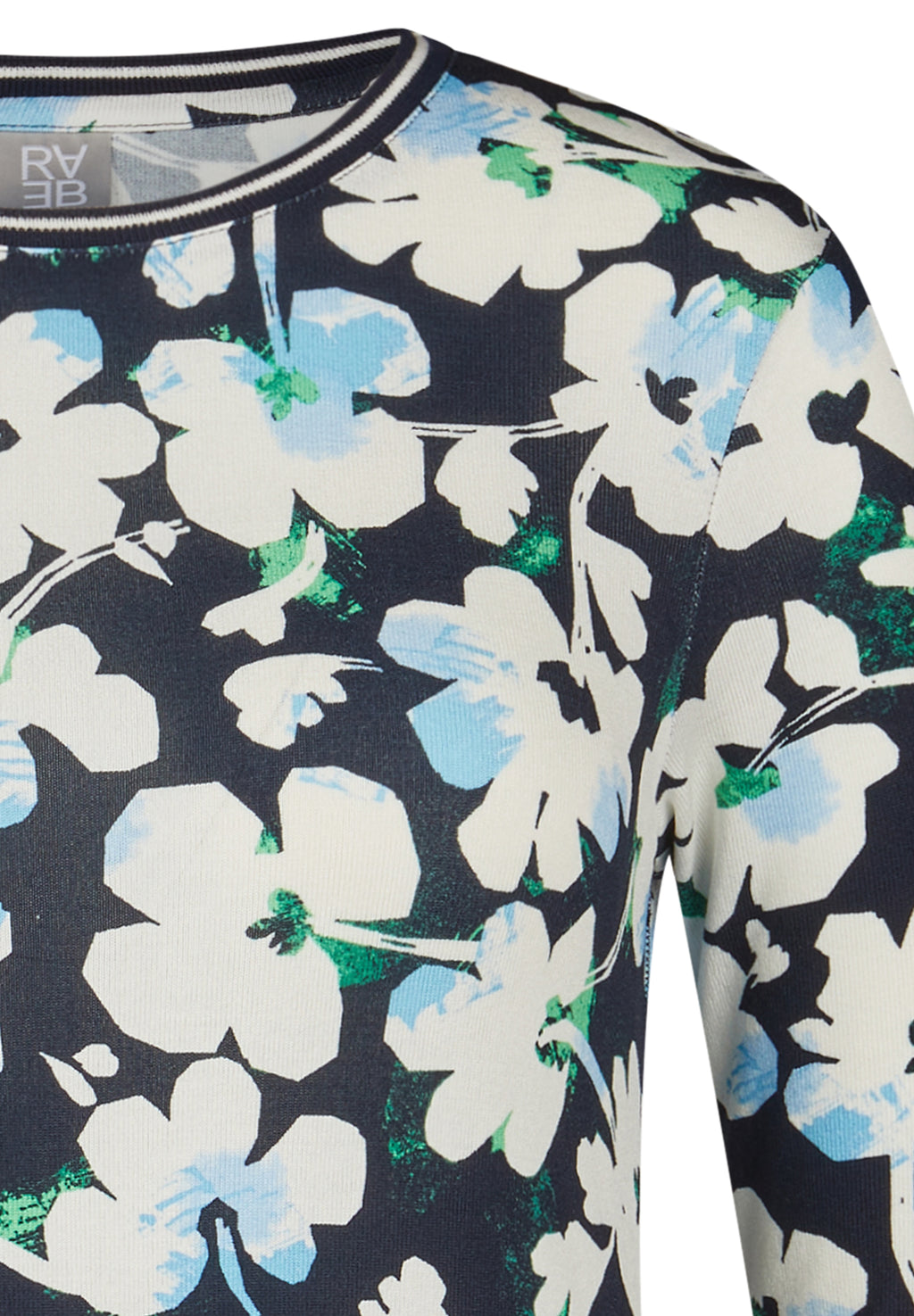 T-shirts lange mouw blauw Rabe