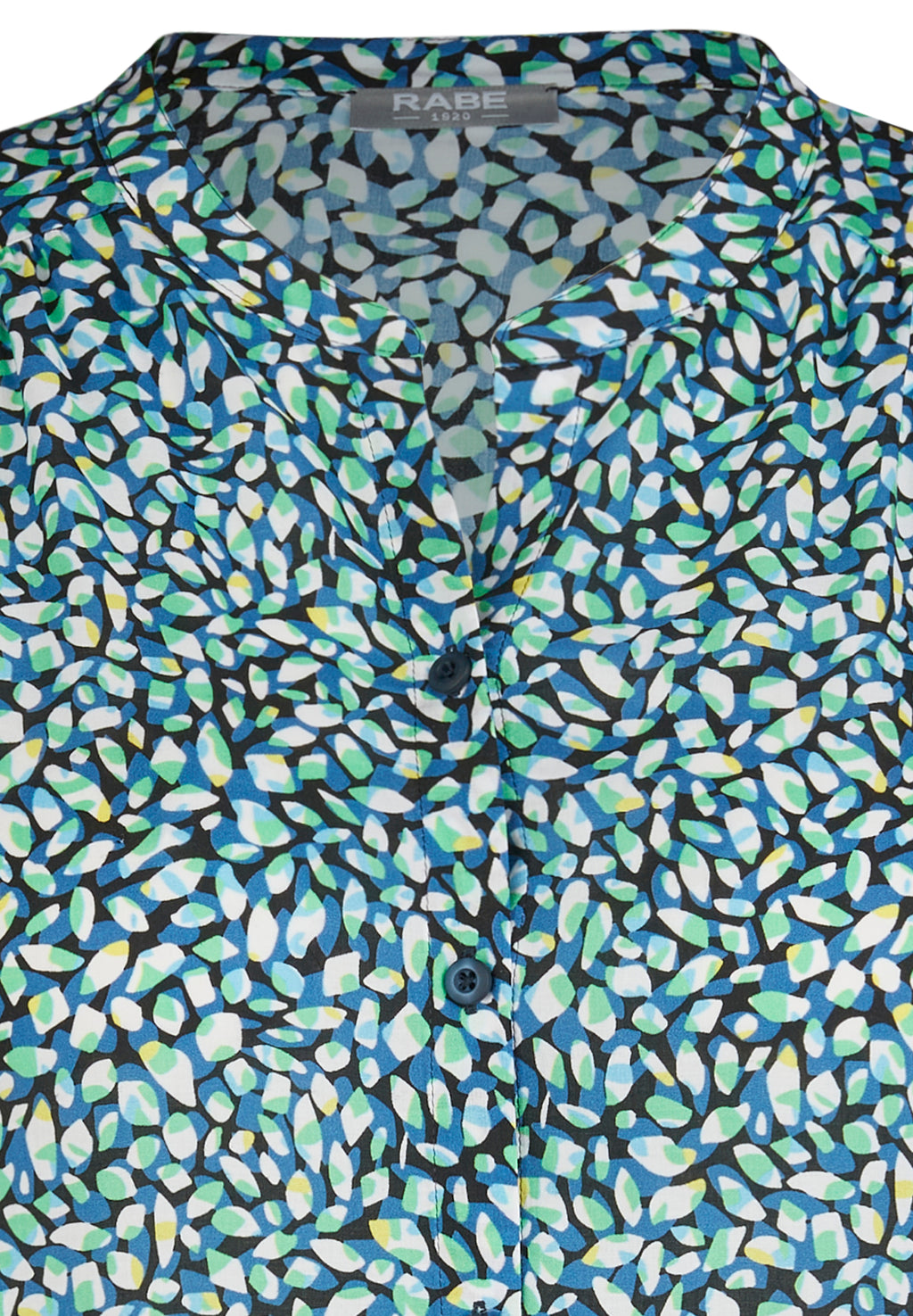 Blouses lange mouw blauw Rabe