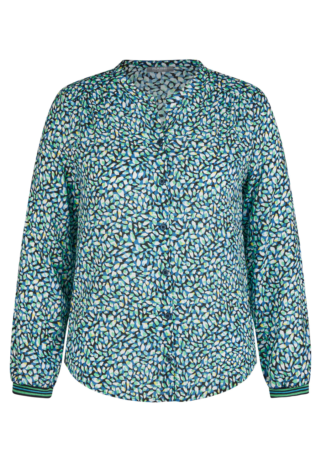 Blouses lange mouw blauw Rabe