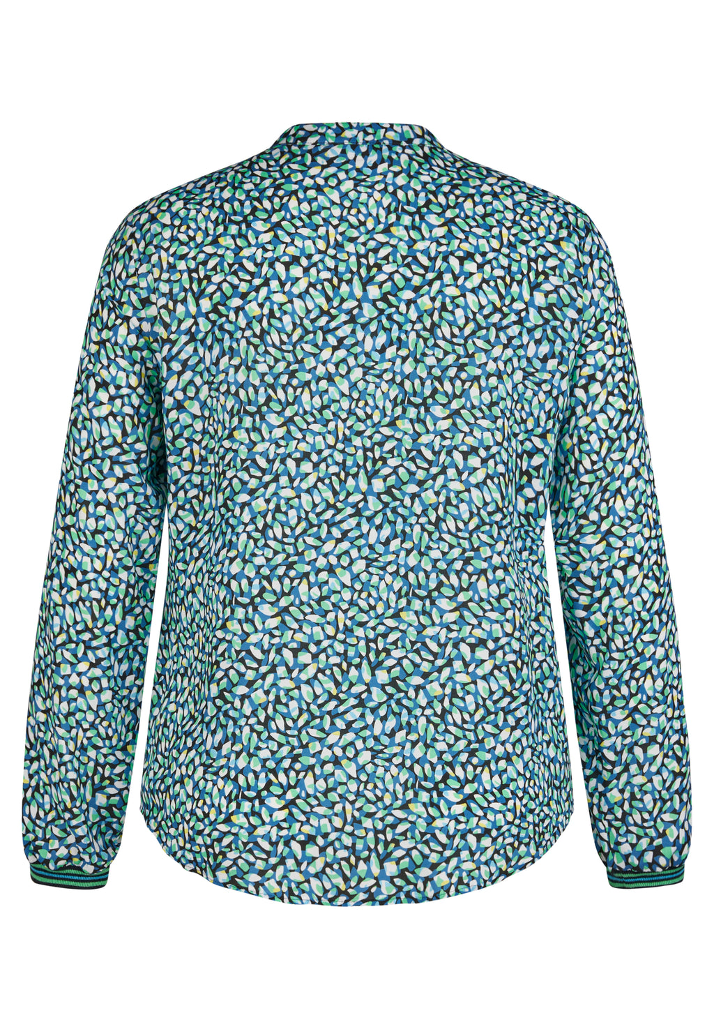 Blouses lange mouw blauw Rabe