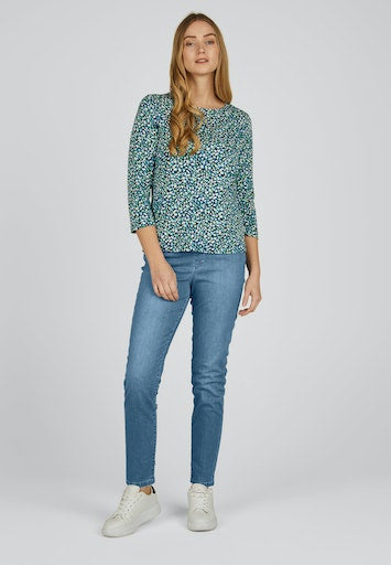 T-shirts lange mouw blauw Rabe