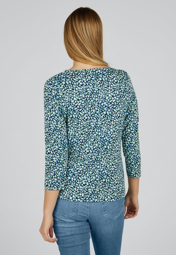 T-shirts lange mouw blauw Rabe